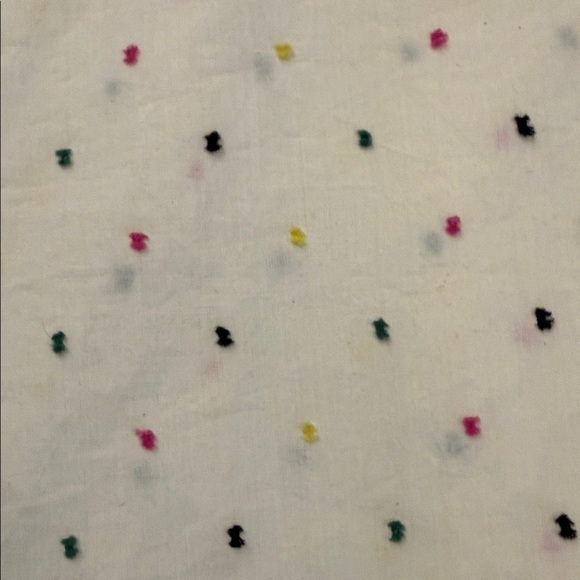 Lush White Confetti Faux Wrap Dress Medium - Picture 7 of 9